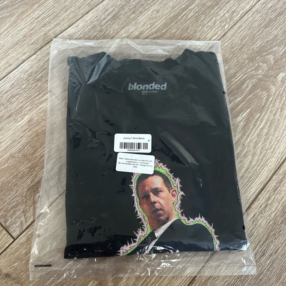 New - Sealed - Frank Ocean Blonded Shirt - Jeremy / Chairman - Black - M - 2022